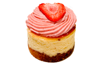 Mini Strawberry NY Style Cheesecake (Keto, Gluten-Free & No added sugar)